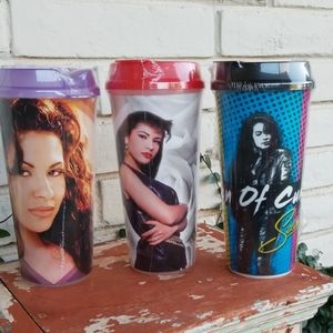 3 Selena Fiesta de la Flor tumblers